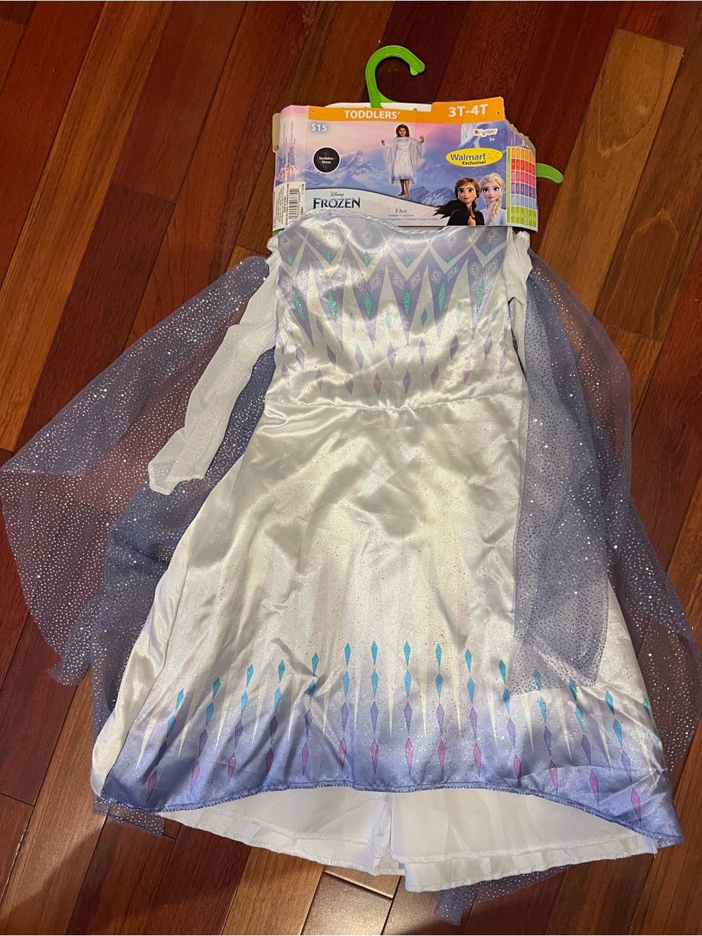 Disney Elsa Costume Dress - White, Purple & Blue